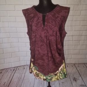 Burgandy tunic